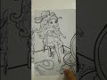 Thumbelina Drawing #shorts #art #drawing #viral #fyp