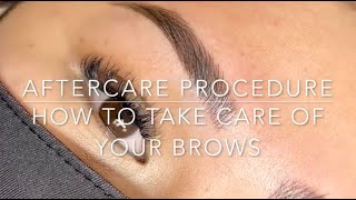 Microblading Aftercare : How to take care of your Microbladed Brows
