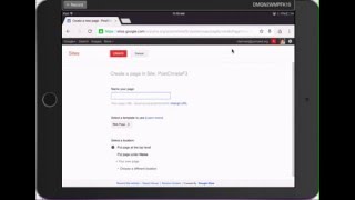 Student Google Sites w/ePortfolios Series: Site and Core Pages Creation