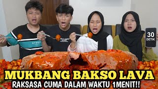REKOR BARU! MAKAN BAKSO LAVA CUMA 1MENIT DIRUMAH