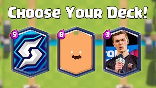 I Challenged Clash Royale’s BIGGEST Youtubers to 1v1