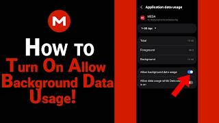 How To Turn On Allow Background Data Usage on Mega [NEW]