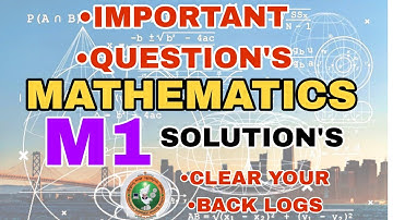 VTU M1 SOLVED PEPAR ||21MAT11|| #calculus #differential #equtions #vtu  #m1 #21mat11