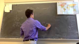 Improper integral with comparison test