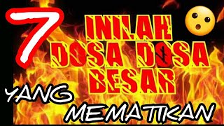 Fakta Alkitab 7 dosa besar mematikan | Dosa menurut alkitab