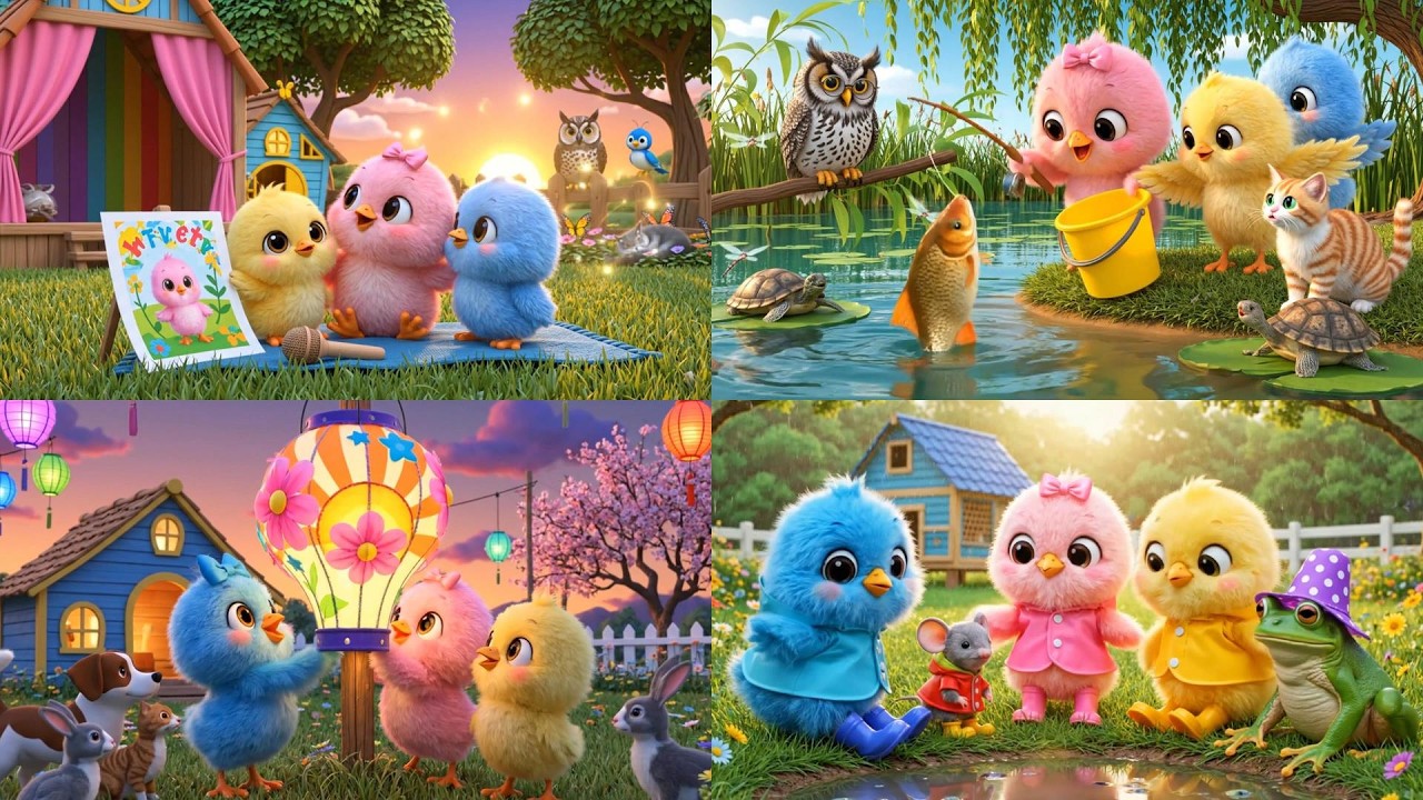 Hoạt Hình Giáo Dục Gà Con - Tổng Hợp Tập 1 - 9 - Các Bài Học Cuộc Sống