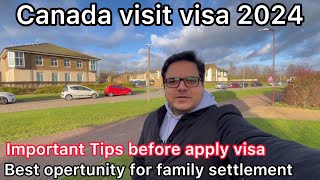 Canada visit visa 2024 | Bank statement for Canada visitor visa | Visa ratio | visa processing time