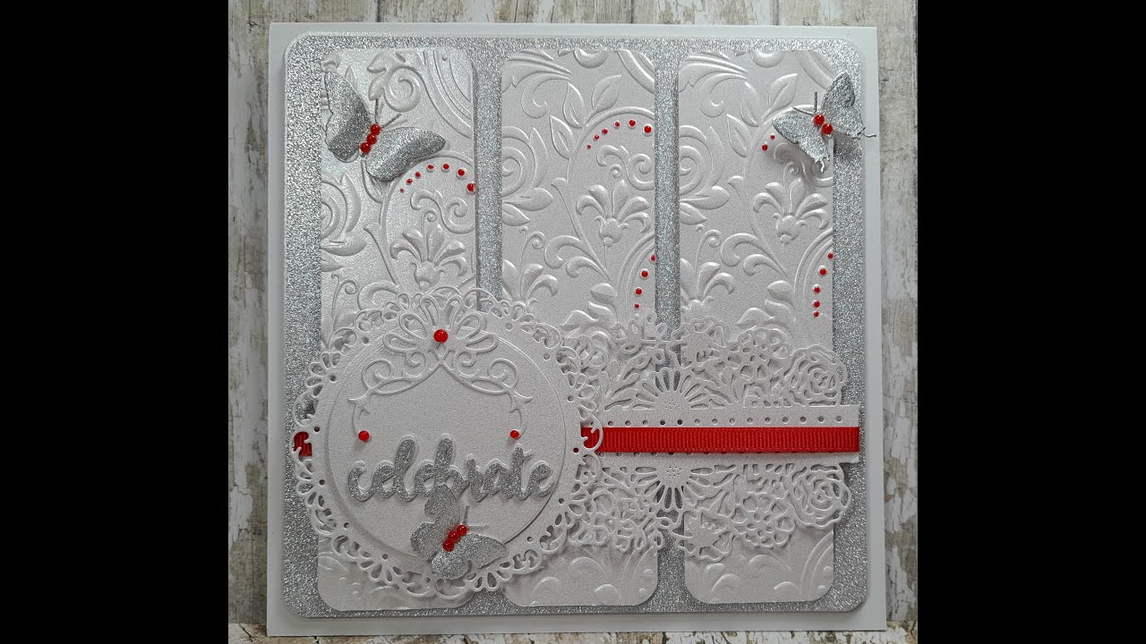 Crafting with Crafters Companion 3d Decorative swirls embossing folder ...