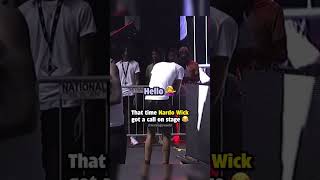 That time Nardo Wick got a call on stage 😭 #shorts
