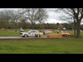 Rally stage including group B cars at the race retro show at stoneleigh show ground near civentry