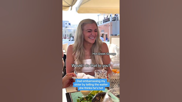 Dad Embarrasses Sister at Dinner