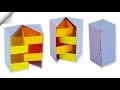 How to make a paper box | DIY Secret Stepper Box | Easy paper crafts