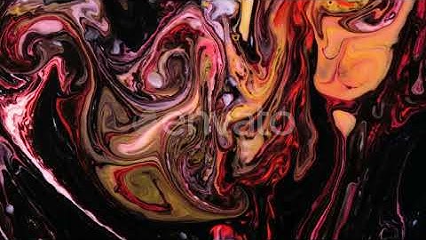 Psychedelic Patterns Blend Into Abstract Shapes in White Water | Stock Footage - Envato elements