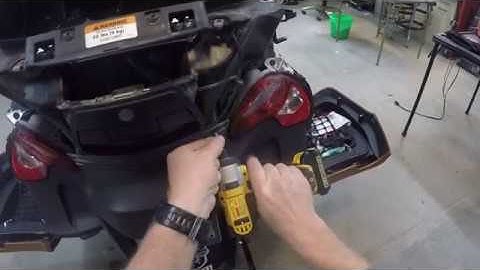 Can Am Spyder RT Side Cargo Latch Adjustment