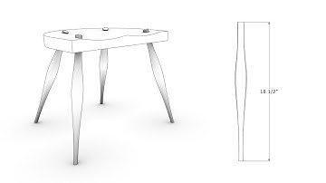 Bezier spline extension to Draw Chair Legs In Sketchup