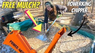 Power King 5 inch Wood Chipper & Mulching Overview
