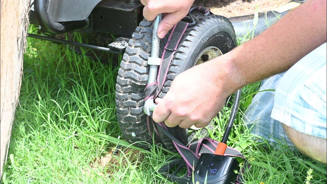 Lawn mower Tire Reset YouTube