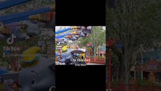 Double Dumbo Rides #shorts A unique Twin Dumbo ride at the Magic Kingdom&#39;s Fantasyland, Disney World