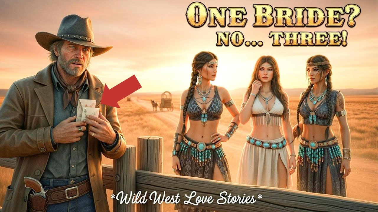 “The cowboy expected a bride… But then three Apache sisters appeared!” | wild west love stories