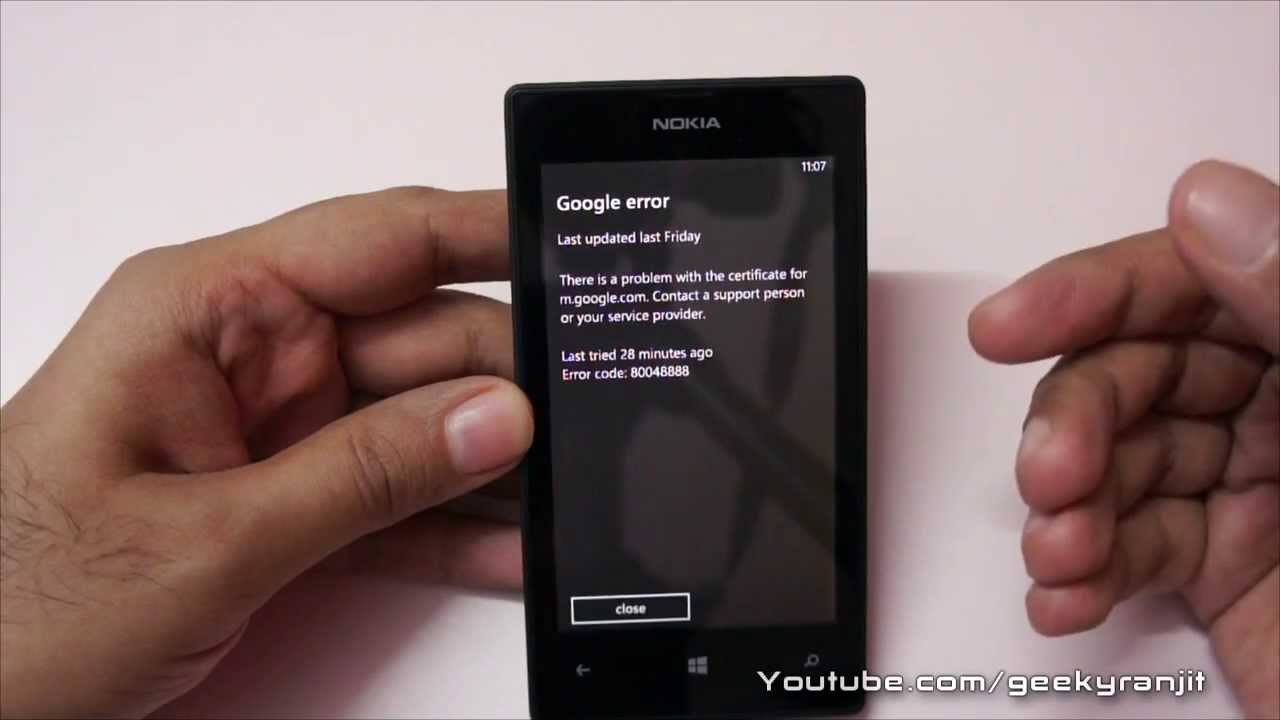 Sfondi Natalizi Nokia Lumia 520.Windows Phone 8 Gmail Email Error On Nokia Lumia Phones Youtube