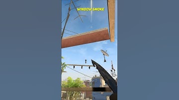 New Window Smoke LineUp On Mirage CS2 #shorts