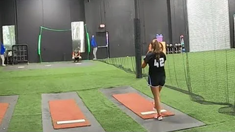 Kristin Blake 2021 Pitching at Power Alley