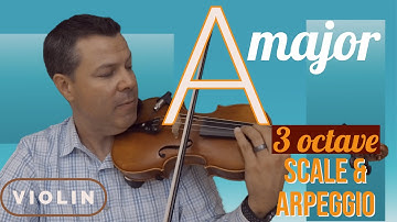 Three Octave A Major Scale and Arpeggio for Violin
