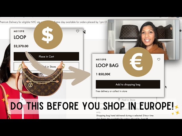 HOW TO CHECK EUROPE PRICE OF DESIGNER BRANDS ONLINE!!! Louis Vuitton, Dior,  Bottega Veneta, Celine 