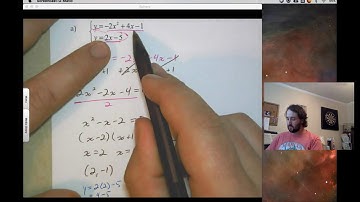 3.8: Nonlinear Systems of Equations (APEX)