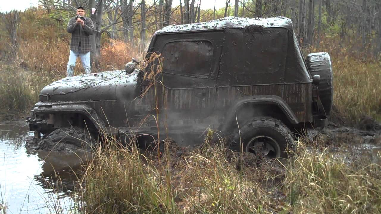  Jeep  Wrangler  mud  hole swamp YouTube