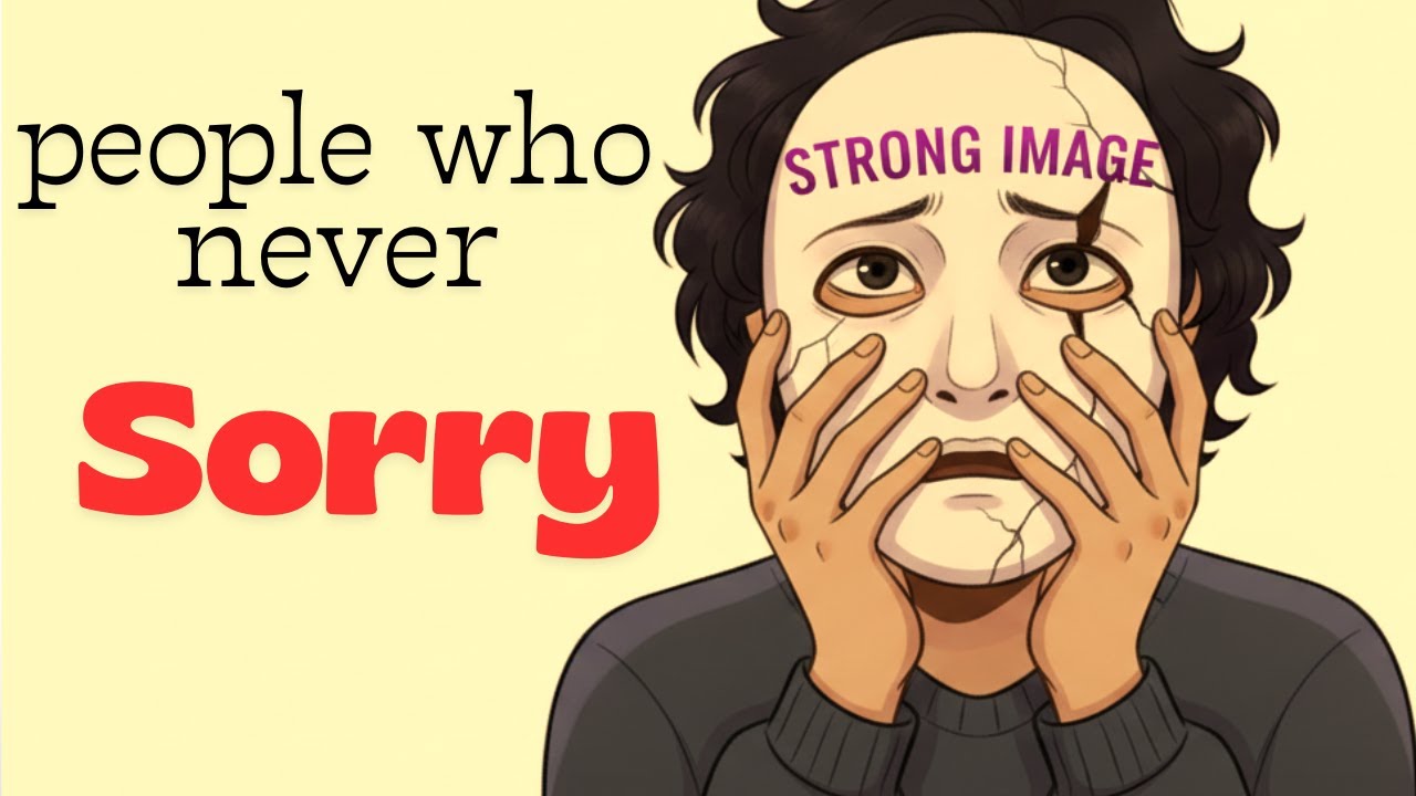 People Who Never Say Sorry Psychology Behind It - YouTube