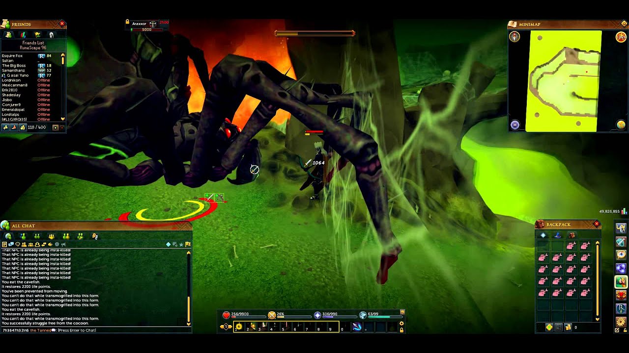 Araxxor! Runescape Deathtouched Darts Fail