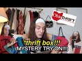 the ULTIMATE MYSTERY thrift store box...from OHIO!! + HUGE try on haul! (iconic finds!)