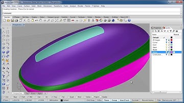 Advanced Rhino 5 Tutorial | Project - Mouse - Completing the Final Details Part 2/2