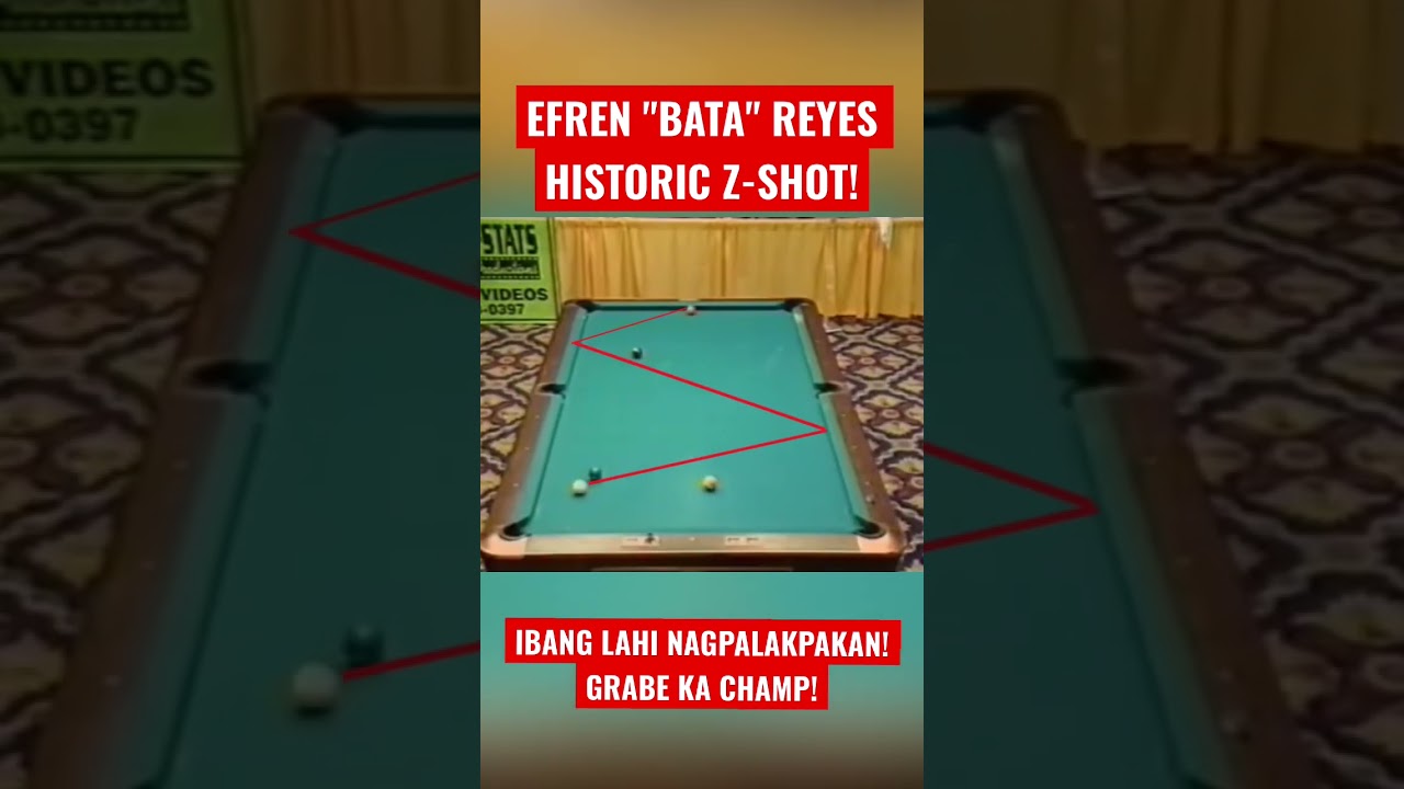 Image of video the Z-Shot ni Champ Efren 'Bata' Reyes #billiards #viral #trending #philippines #champion #america 22