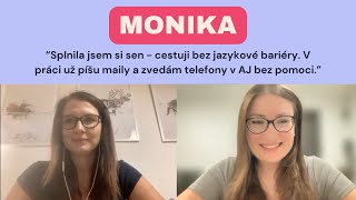 Rozhovor s mou studentkou Monikou (Individuální jazykový mentoring)