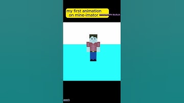 My first animation on mine-imator #minecraft #animation