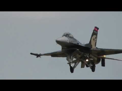 RIAT 2018 Turkish Air Force F-16 Solo Turk and Boeing KC-135R