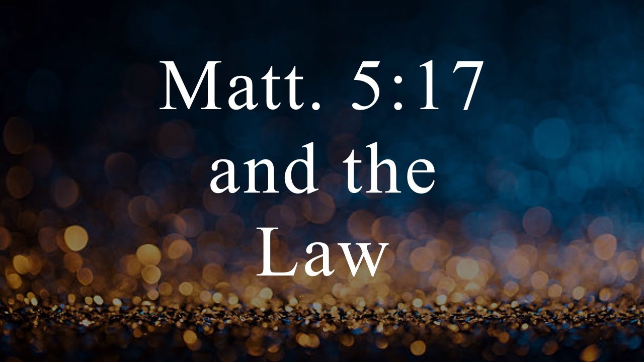 Matthew 5 17 20 And The Law TorahResource YouTube matthew-5-17-20-and-the-law-torahresource-youtube