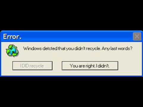 Funny Error Messages Part 1
