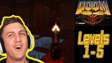 DOOM 64 | Levels 1-5 | First Playthrough | Original Hardware
