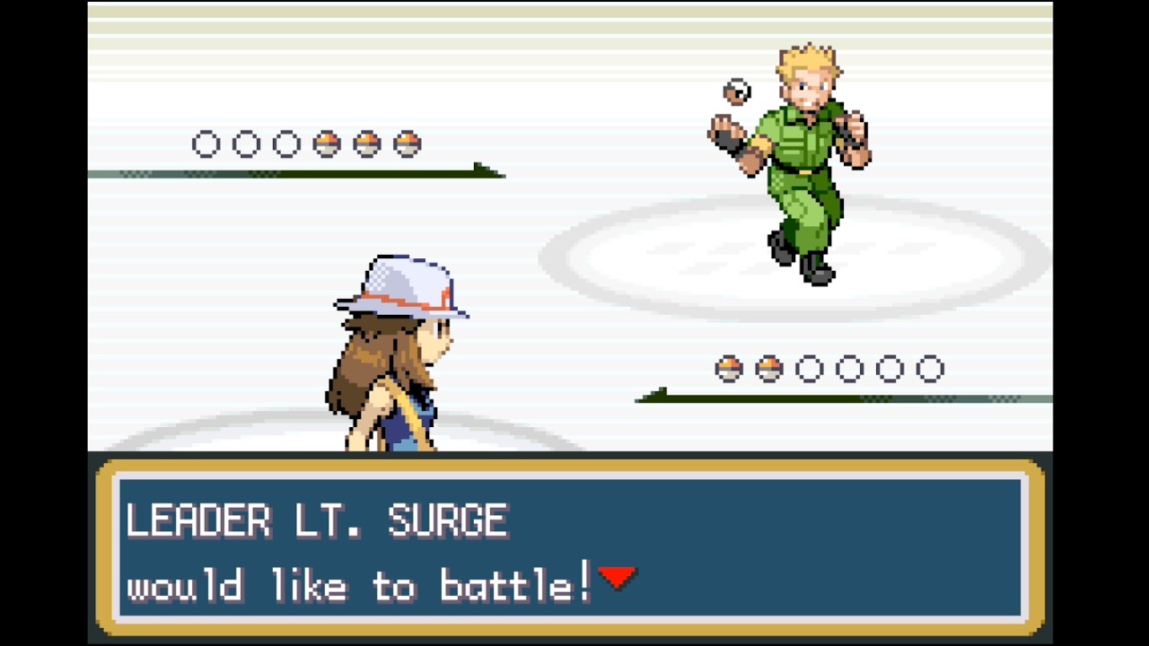 Pokemon Leaf Green: Gym Leader Lt. Surge