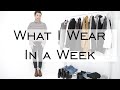 What Emily Wheatley WEARS IN A WEEK / 7 Days 7 Looks / Edgy Minimalist / Chic Handbags by Sinbono