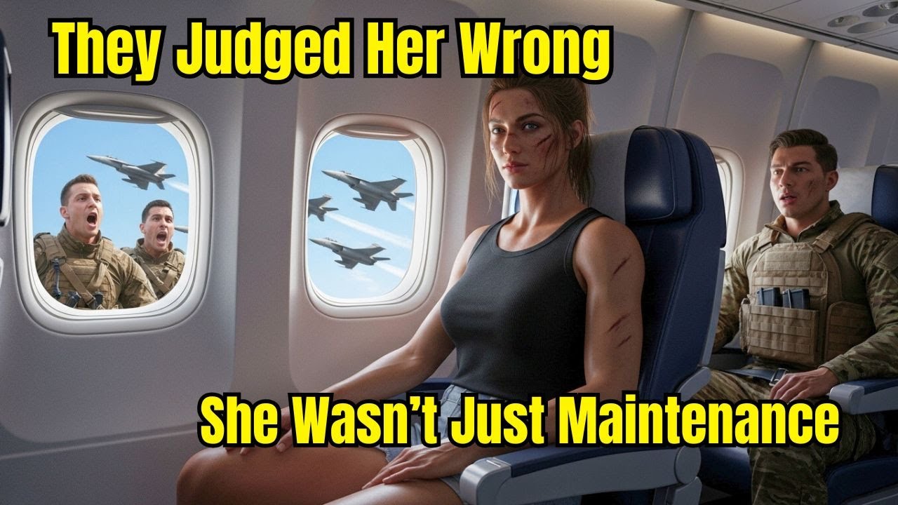 They Called Her “Just Maintenance” — Until the Captain Collapsed Mid-Flight