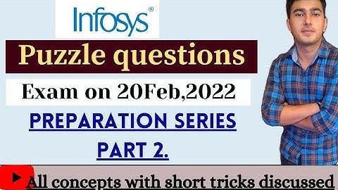 Infosys Previous Year Puzzle Questions||Part 2|Infosys Preparation strategy||20 Feb Exam|shorttricks