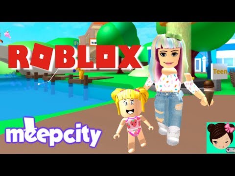 Jugando Con La Bebe En Meep City Ninera En Roblox Titi Juegos By Titi Juegos