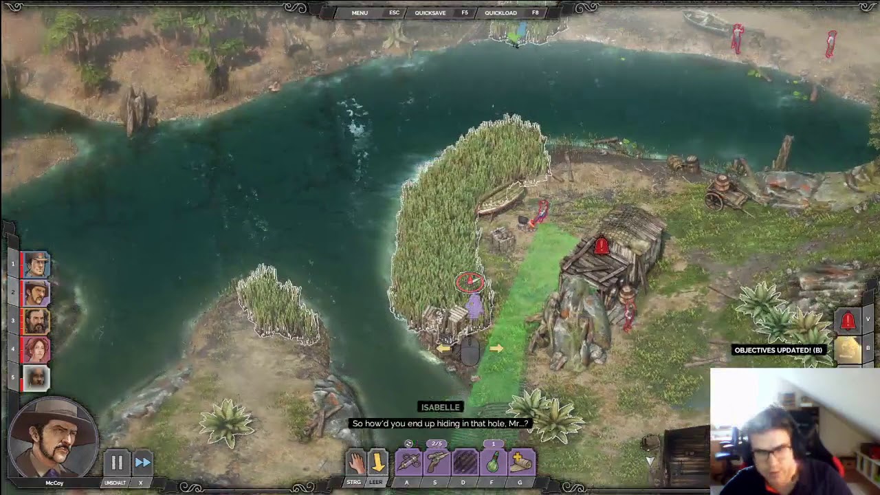 Desperados 3 - Speedrun badge: Mississipi River, Difficulty: Desperado