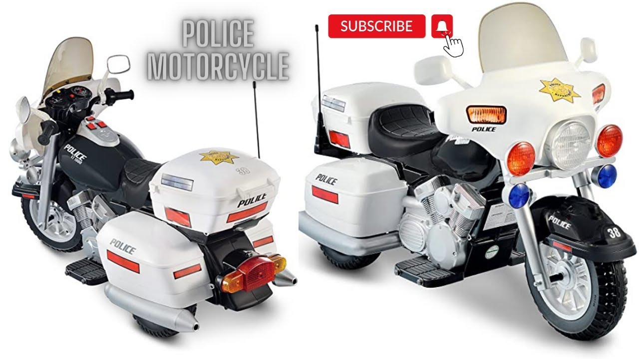 national products 12v police motorcycle