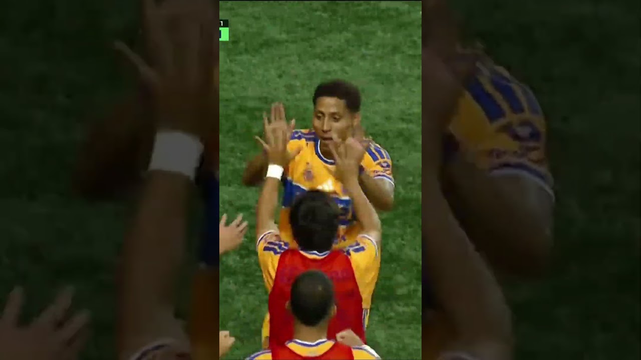 😱 ¡Tigres consigue el 1-1 con uno menos! 🔥 #shorts