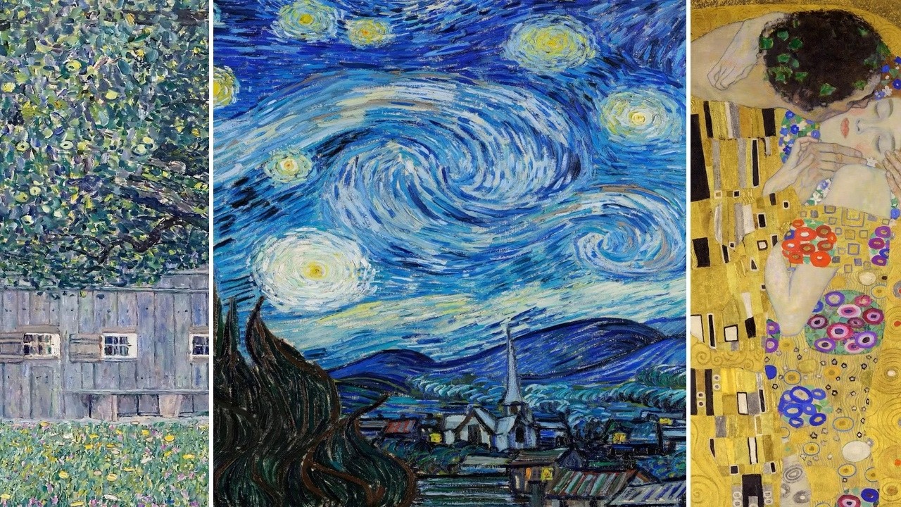 Masterpieces TV — Silent Art Gallery · October 3 Morning | van Gogh · Starry Night & others